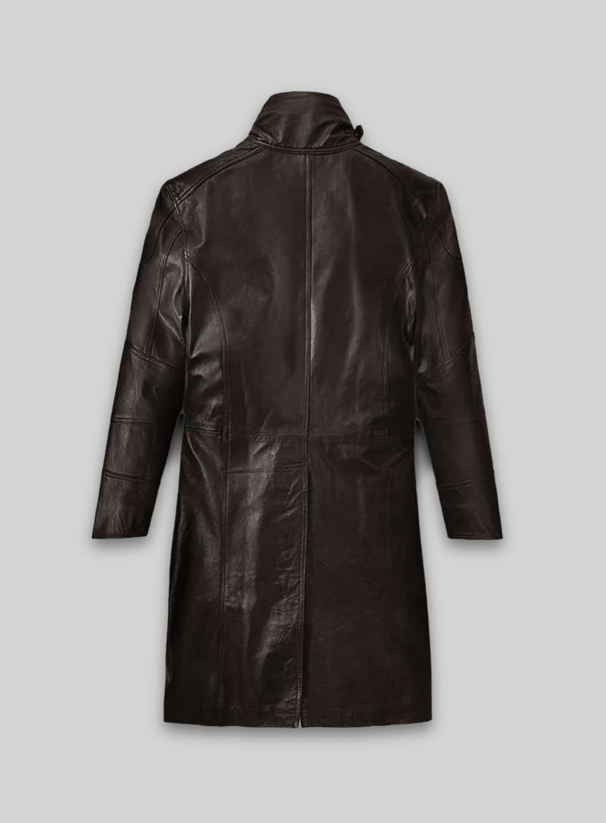 Ryan Gosling Blade Runner 2049 Leather Long Coat - Image 2