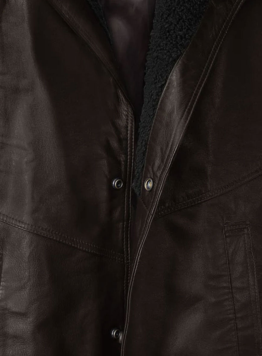 Ryan Gosling Blade Runner 2049 Leather Long Coat - Image 4